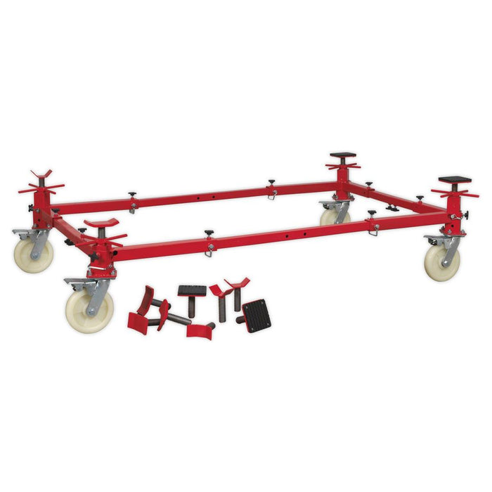 Sealey Vehicle Moving Dolly 4-Post 900kg VMD002 Sealey - Town Tools 