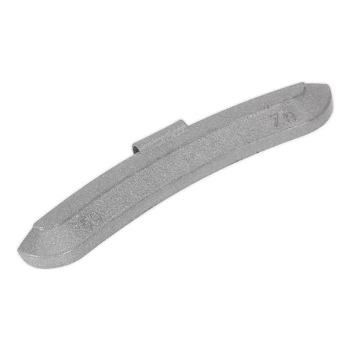 Sealey Wheel Weight 50g Hammer-On Zinc for Steel Wheels Pack of 50 WWSH50 Sealey - Town Tools 
