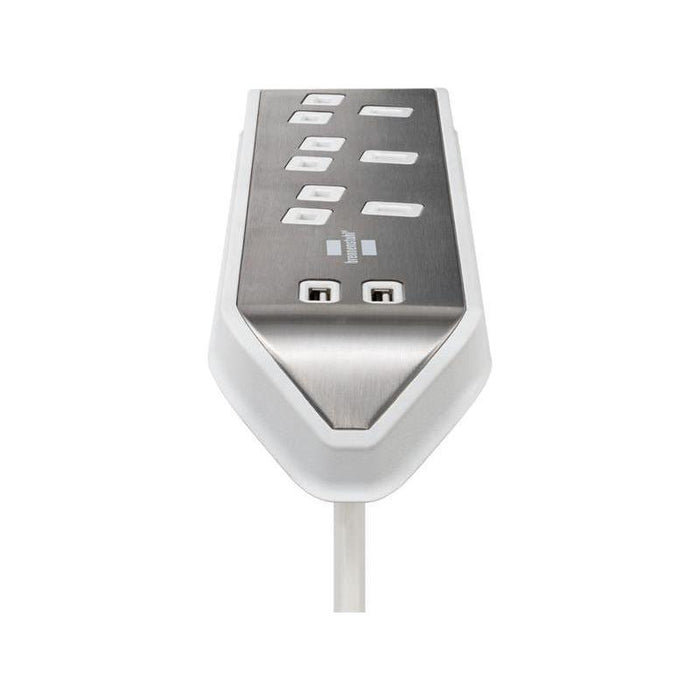 Brennenstuhl estilo Corner Extension Lead 240V 3-Gang 13A White 2m Brennenstuhl - Town Tools