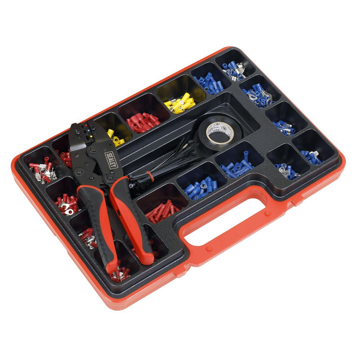 Sealey Ratchet Crimping Tool Kit 552pc AK386 Sealey - Town Tools 