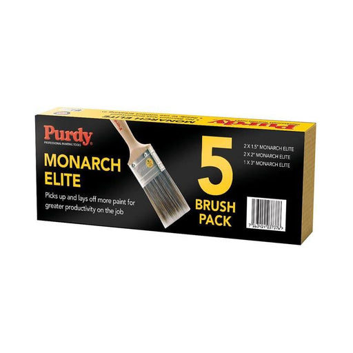 Purdy® Monarch™ Elite™ Paint Brush Set, 5 Piece Purdy® - Town Tools
