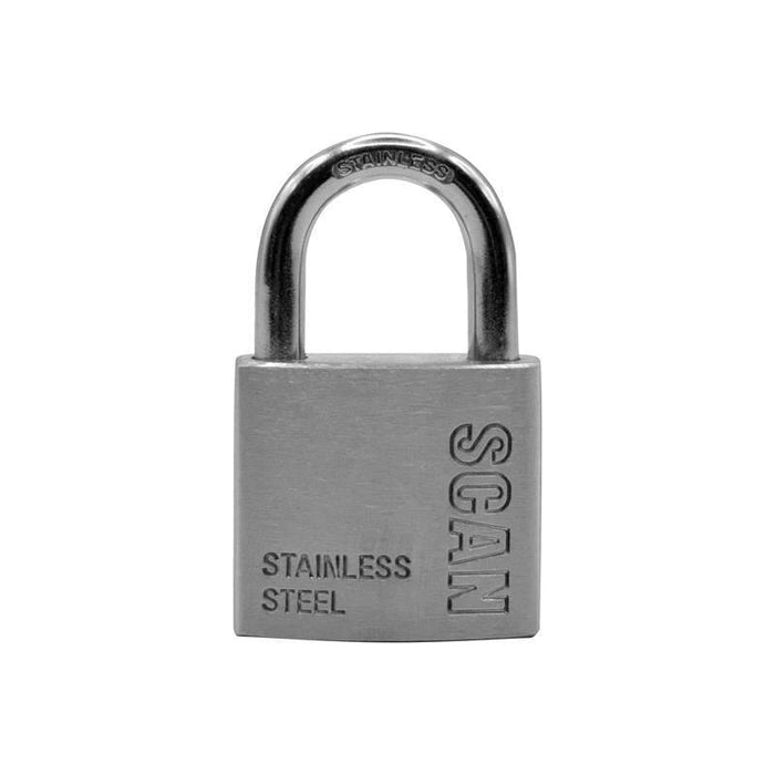 Scan Stainless Steel Padlock 38mm Scan - Town Tools