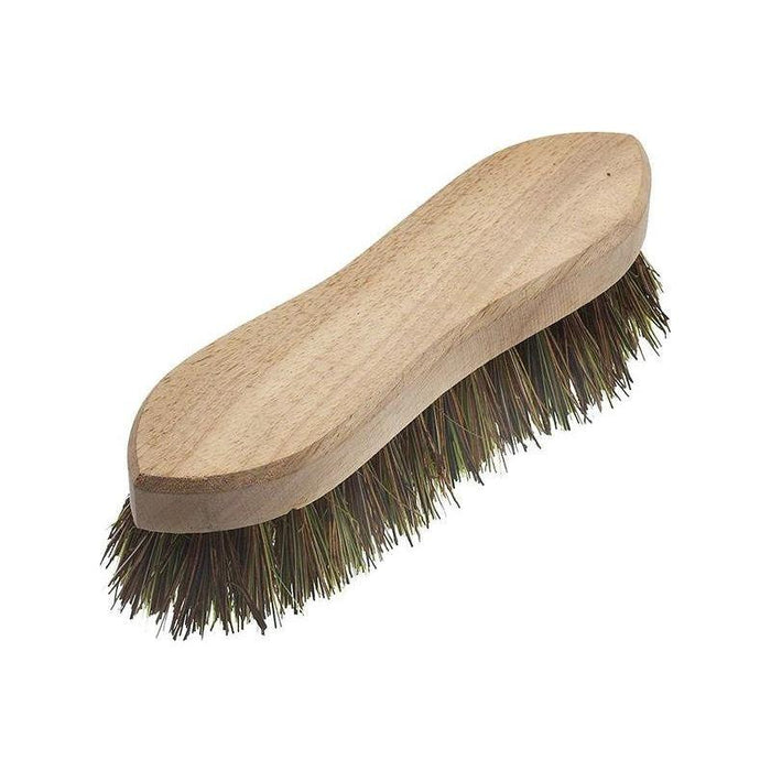 Faithfull Hand Scrubbing Brush 200mm (8in) Unvarnished Faithfull - Town Tools