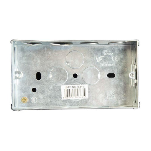 Dencon Metal Back Box 2-Gang 35mm Dencon - Town Tools