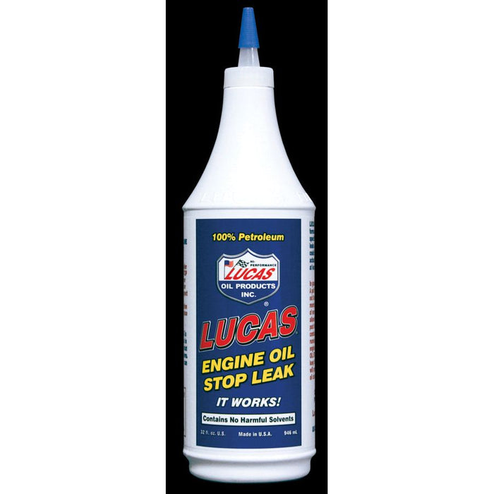 LUCAS ENGINE OIL STOP LEAK 946ml Stops Leaks Rejuvenates Seals & Gaskets Lucas Oil Oil - Town Tools 