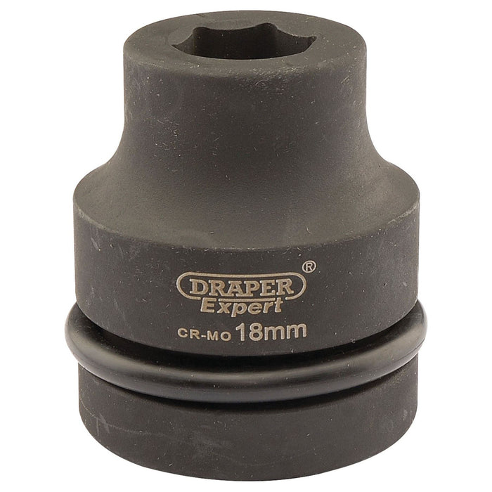 Draper Expert HI-TORQ 6 Point Impact Socket, 1" Sq. Dr., 18mm 05099 Draper - Town Tools 