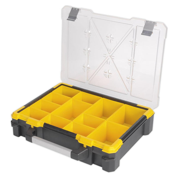 Sealey Parts Storage Case with 12 Removable Compartments APAS12R Sealey - Town Tools 