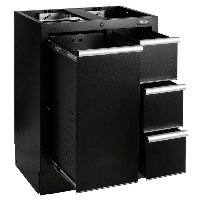 Draper BUNKER Modular Power Tool Base Cabinet, 4 Drawer, 680mm - MS400-PTBC