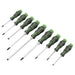 Sealey Premier Premier Hammer-Thru Screwdriver Set 9pc - Hi-Vis Green AK4941HV Sealey Premier - Town Tools 