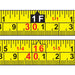 Silverline Hi-Vis Contour Tape 5m / 16ft x 19mm Silverline - Town Tools 