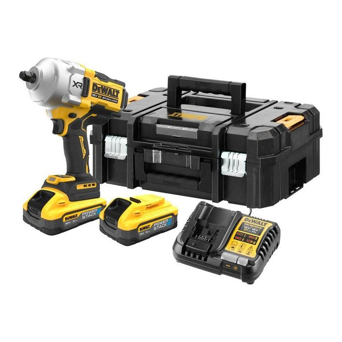 Dewalt Power Tools DCF961H2T High Torque 1/2in Impact Wrench 18V 2 x POWERSTACK™ 5.0Ah Li-ion DeWALT Power Tools - Town Tools