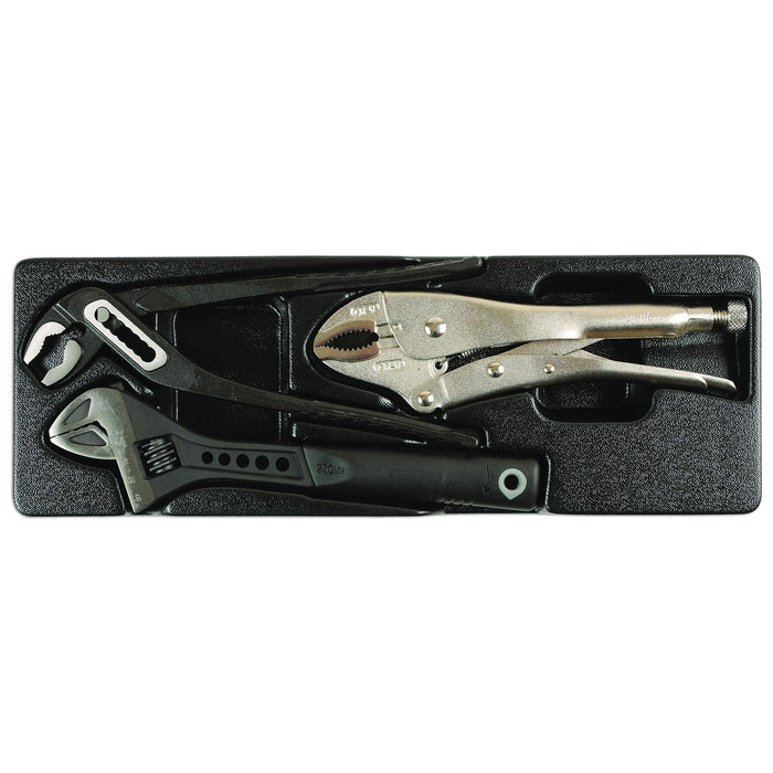 Laser Water Pump Pliers & Wrench Set 3pc 6599