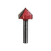 Faithfull Router Bit TCT V-Groove 13.0mm x 19.1mm 1/4in Shank Faithfull - Town Tools