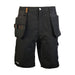 Scruffs Trade Flex Holster Shorts Black 32" W Scruffs - Town Tools 