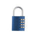 Abus Mechanical 145/40 40mm Aluminium Combination Padlock Blue 49523 ABUS Mechanical - Town Tools