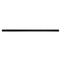 Faithfull Matt Black Stainless Steel Measuring Rule 1000mm