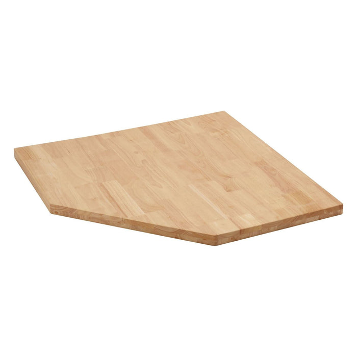 Draper BUNKER Modular Hardwood Worktop for Corner Cabinet, 865mm 33210 Draper - Town Tools 