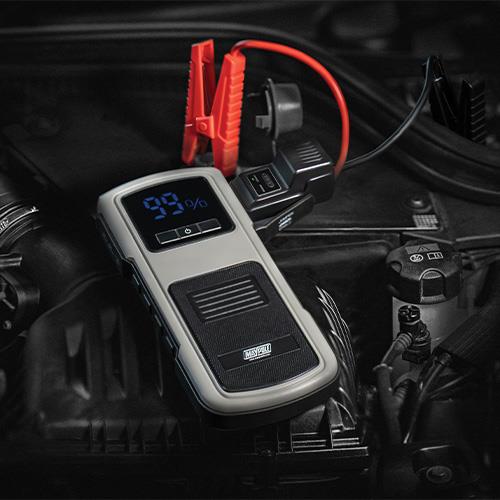 Maypole Lithium Ion Power Pack 16,000Mah/ 500A Car Jump Starter 3L Diesel 7l Petrol