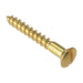 Forgefix Wood Screw Slotted Raised Head ST Solid Brass 1.1/2in x 8 Box 200 ForgeFix - Town Tools