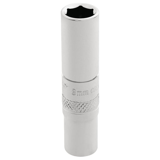 Draper HI-TORQ 6 Point Deep Socket, 1/4" Sq. Dr., 8mm 32675 Draper - Town Tools 