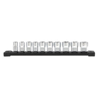 Milwaukee 3/8 Dr Metric Chrome Sockets10 Pc 4932492507