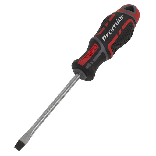 Sealey Premier Premier GripMAX Slotted Screwdriver 6 x 100mm AK4354 Sealey Premier - Town Tools 