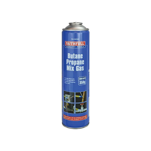 Faithfull Butane Propane Mix Gas Cartridge 350g Faithfull - Town Tools