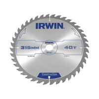 Irwin® General Purpose Table & Mitre Saw Blade 315 x 30mm x 40T ATB