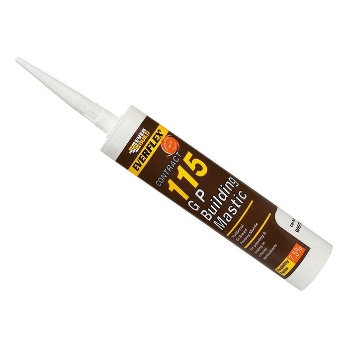 Everbuild Sika Everflex® 115 General Purpose Building Mastic Stone 285ml Everbuild Sika - Town Tools