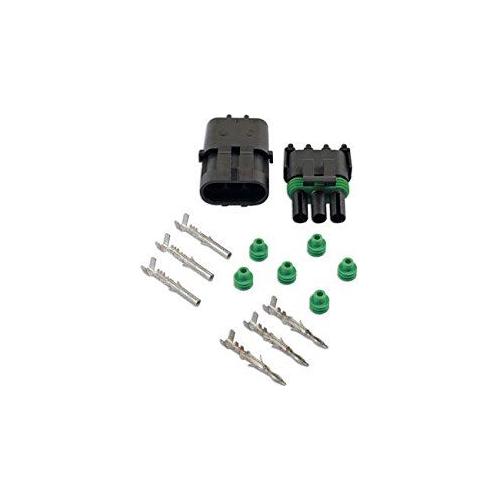 Connect Automotive Electrical Delphi Connector Kit 3 Pin 14pc 37328 Tool Connection - Town Tools 