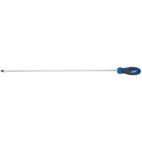 Draper Extra Long Reach Soft Grip Plain Slot Screwdriver, 6.0 x 450mm 53508