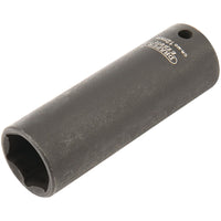 Draper Expert HI-TORQ 6 Point Deep Impact Socket, 1/4" Sq. Dr., 12mm