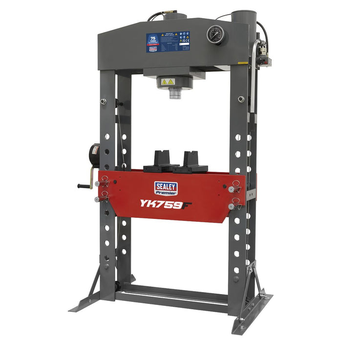 Sealey Premier Premier Hydraulic Floor Type Press 75 Tonne YK759F Sealey Premier - Town Tools 