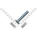 Sealey Bolt M10X50