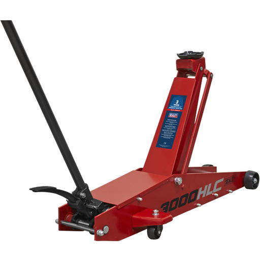 Sealey Trolley Jack 3 Tonne Long Reach High Lift 3000HLC Sealey - Town Tools 