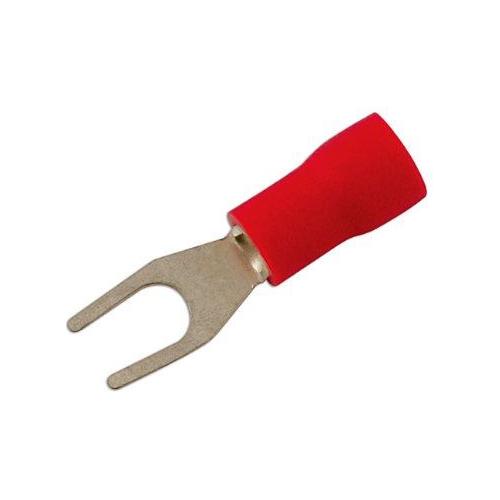 Connect Red Fork Terminal 3.7mm 100pc 30150 Tool Connection - Town Tools 