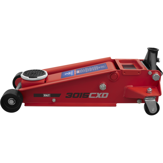 Sealey Trolley Jack 3 Tonne Super Rocket Lift 3015CXD Sealey - Town Tools 