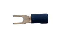 Connect Blue Fork Terminal 100pc 3.7-6.4mm