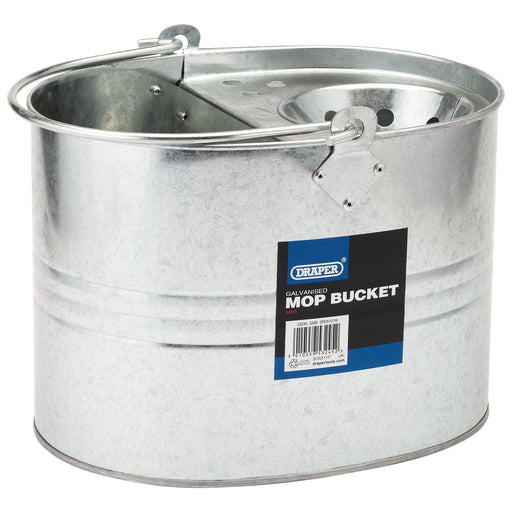 Draper Galvanised Mop Bucket, 9L 53245 Draper - Town Tools 