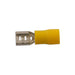 Connect Yellow Female Fully Ins. Push-On 6.3mm 100pc 30212 Connect - Town Tools 