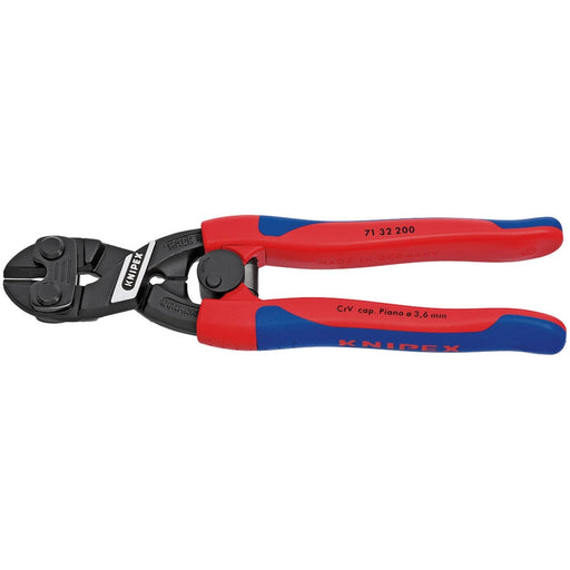 Draper Knipex Cobolt 71 32 200SB Compact Bolt Cutters with Sprung Handle, 200mm Draper - Town Tools 