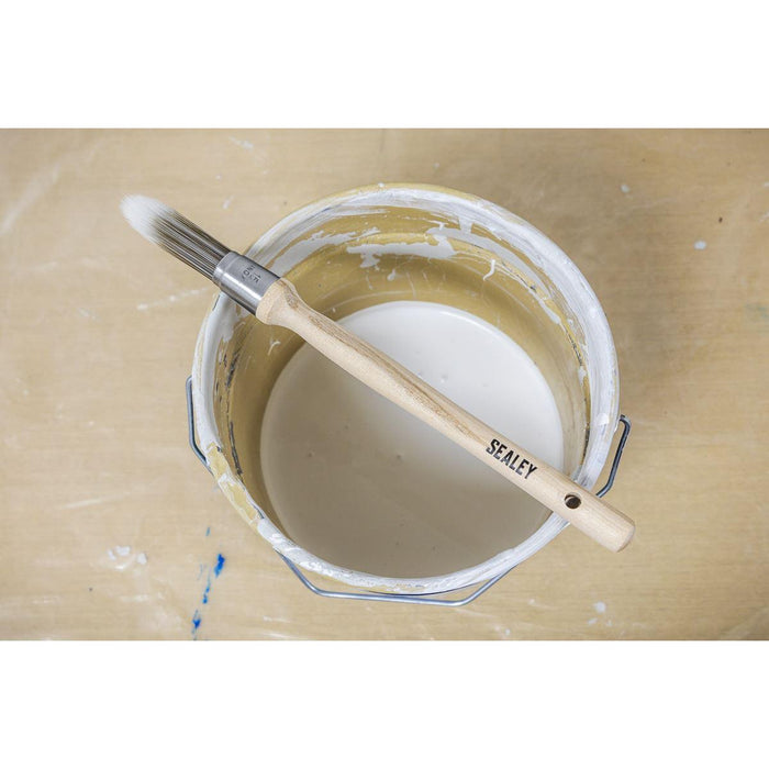 Sealey Round Sash Brush 15mm SPBS15R Sealey - Town Tools 