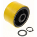 Sealey Front wheel 'yellow', fixed, c/w fixings (D:72 W:43 B:18)