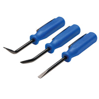 Draper Mini Pry Bar Set, 125mm, Blue (3 Piece) - MPBS3 BLUE