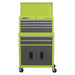 Sealey Topchest & Rollcab Combination 6 Drawer with Ball-Bearing Slides Hi-Vis G Sealey - Town Tools 