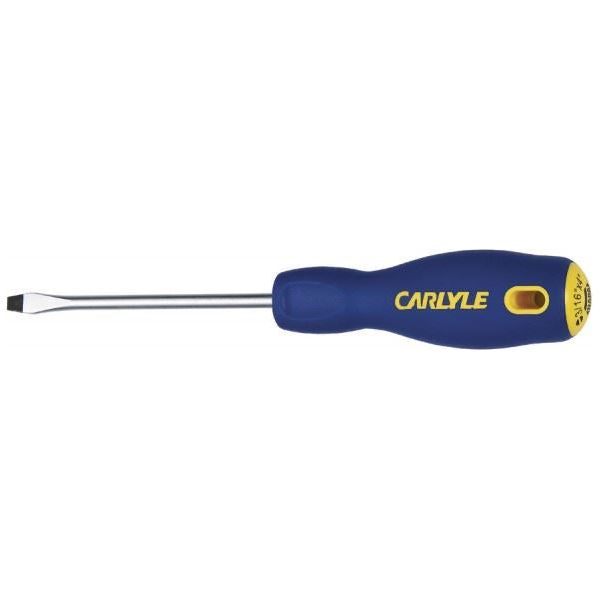 Carlyle Hand Tools Screwdriver - Round Blade - Slotted - 3/16in. Caryle Tools - Town Tools 