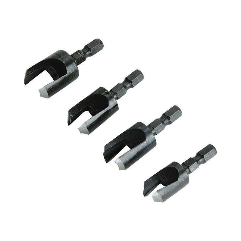 Faithfull Plug Cutter Set of 4 No.6-12 Faithfull - Town Tools