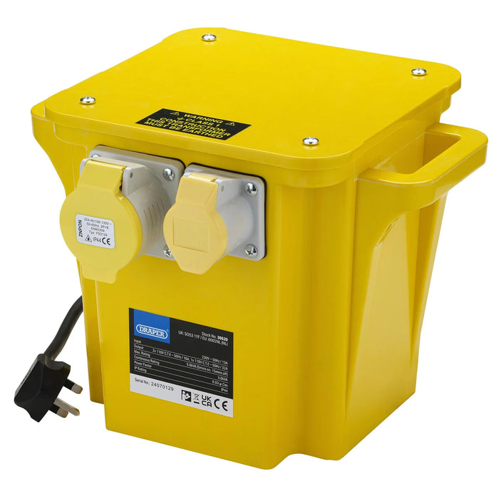 Draper 110V Portable Transformer, 5.0kVA - DPT5000A