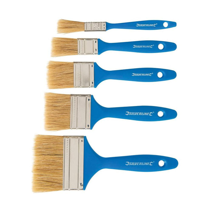 Silverline Disposable Paint Brush Set 5pce 5pce