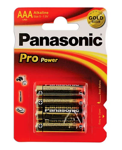 Connect Panasonic Pro Power AAA Battery 4pc x 12 - CPL